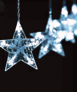 “STAR ICICLE” 100 CW LED ΛΑΜΠ. ΒΡΟΧΗ, 30/50CM, ΑΝΤΑΠΤ(31V)ΣΤΑΘΕΡΑ, ΕΠΕΚΤ(ΜΑΧ 3)IP44, 3mΔΙΑΦ. ΚΑΛ. ACA – X0610024202