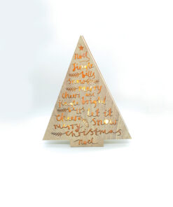 WOODEN TREE, 10 MINI LED ΛΑΜΠ. ΜΠΑΤ. (3xAA), WW,IP20, 34.5X5X40CM ACA – X061011213