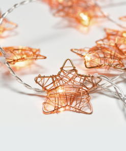 “METAL STARS” 10LED ΛΑΜΠΑΚ ΣΕΙΡΑ ΜΠΑΤΑΡ.(3xAA)ΘΕΡΜΟ ΛΕΥΚΟ ΧΑΛΚΙΝΟ ΜΕΤΑΛΛΟ IP20 135+30cm ΔΙΑΦΑΝ ΚΑ ACA – X061011231