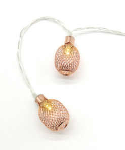 “METAL PINAPPLE” 10LED ΛΑΜΠΑΚ ΣΕΙΡΑ ΜΠΑΤΑΡ.(3xAA)ΘΕΡΜΟ ΛΕΥΚΟ ΧΑΛΚΙΝΟ ΜΕΤΑΛΛΟ IP20 135+30cm ΔΙΑΦΑΝ ACA – X061011255