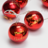 “PLASTIC BALLS” 10LED ΛΑΜΠΑΚ ΣΕΙΡΑ ΜΠΑΤΑΡ.(3xAA)&ΧΡΟΝΟΔΙΑΚ(6ΟΝ/18OFF)ΘΕΡΜΟ ΛΕΥΚΟ KOKKINO ΠΛΑΣΤΙΚ ACA – X061011301