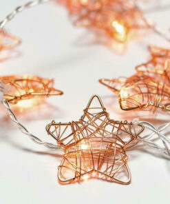 METAL STARS 10LED ΛΑΜΠΑΚ ΣΕΙΡΑ ΜΠΑΤΑΡ.(3xAA)ΘΕΡΜΟ ΛΕΥΚΟ ΧΡΥΣΟ ΜΕΤΑΛΛΟ IP20 135+30cm ΔΙΑΦΑΝ ΚΑΛΩ ACA – X061011206A