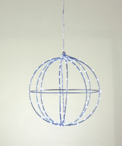 D30CM SILVER BALL 144 ΜΙΝΙ LED ΛΑΜ, ΜΠΛΕ, ΑΣΗΜΙ ΚΑΛΩΔ. ΧΑΛΚΟΥ,ΑΝΤΑΠΤ.(4.5VDC),IP44, 3M ΔΙΑΦ ΚΑΛ ACA – X0614464226