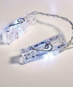 PLASTIC CLIPS 20LED ΛΑΜΠΑΚ ΣΕΙΡΑ ΜΠΑΤΑΡ.(3xAA)&ΧΡΟΝΟΔΙΑΚ (6ΟΝ/18OFF) ΨΥΧΡΟ ΛΕΥΚΟ IP20 285+30cm  ACA – X062021332