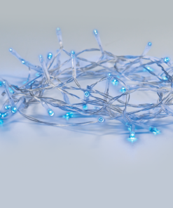 20LED ΛΑΜΠ. ΣΕΙΡΑ ΜΠΑΤ. (2xAA), ΜΠΛΕ ΣΤΑΘΕΡΑ,IP20, 190+30cm, ΔΙΑΦ. ΚΑΛ. ΤΡΟΦ. ACA – X0620612