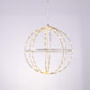 D40CM SILVER BALL 240 ΜΙΝΙ LED ΛΑΜ, WW, ΑΣΗΜΙ ΚΑΛΩΔ. ΧΑΛΚΟΥ,ΑΝΤΑΠΤ.(4.5VDC),IP44, 3M ΔΙΑΦ ΚΑΛ ACA – X0624014226