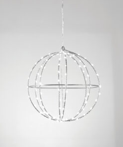 D40CM SILVER BALL 240 ΜΙΝΙ LED ΛΑΜ, CW, ΑΣΗΜΙ ΚΑΛΩΔ. ΧΑΛΚΟΥ,ΑΝΤΑΠΤ.(4.5VDC),IP44, 3M ΔΙΑΦ ΚΑΛ ACA – X0624024226
