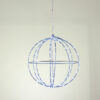 D40CM SILVER BALL 240 ΜΙΝΙ LED ΛΑΜ, ΜΠΛΕ, ΑΣΗΜΙ ΚΑΛΩΔ. ΧΑΛΚΟΥ,ΑΝΤΑΠΤ.(4.5VDC),IP44, 3M ΔΙΑΦ ΚΑΛ ACA – X0624064226