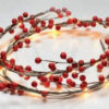CHRISTMAS WREATH ΣΤΕΦΑΝΙ ΜΕ ΓΚΙ 30 MINI LED ΛΑΜΠΑΚ ΜΕ ΚΑΛΩΔΧΑΛΚΟΥ&ΜΠΑΤΑΡ.(3xAA)ΘΕΡΜΟ ΛΕΥΚΟ IP20 ACA – X063011236