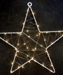 1D Copper Wire Metal Motifs  ΑΣΤΕΡΙ 40 ΜINI LED ΛΑΜΠΑΚ ΜΕ ΚΑΛΩΔΧΑΛΚΟΥ & ΑΝΤΑΠΤΡΟΡΑ(3V DC)ΘΕΡΜΟ  ACA – X063014202