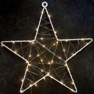 1D Copper Wire Metal Motifs  ΑΣΤΕΡΙ 40 ΜINI LED ΛΑΜΠΑΚ ΜΕ ΚΑΛΩΔΧΑΛΚΟΥ & ΑΝΤΑΠΤΡΟΡΑ(3V DC)ΘΕΡΜΟ  ACA – X063014202