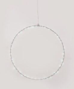D40CM SILVER ROUND 55 ΜΙΝΙ LED ΛΑΜ, CW, ΑΣΗΜΙ ΚΑΛΩΔ. ΧΑΛΚΟΥ,ΑΝΤΑΠΤ.(3VDC),IP44, 3M ΔΙΑΦ ΚΑΛ ACA – X065524227