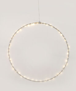 D50CM SILVER ROUND 65 ΜΙΝΙ LED ΛΑΜ, WW, ΑΣΗΜΙ ΚΑΛΩΔ. ΧΑΛΚΟΥ,ΑΝΤΑΠΤ.(3VDC),IP44, 3M ΔΙΑΦ ΚΑΛ ACA – X066514227