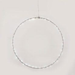 D50CM SILVER ROUND 65 ΜΙΝΙ LED ΛΑΜ, CW, ΑΣΗΜΙ ΚΑΛΩΔ. ΧΑΛΚΟΥ,ΑΝΤΑΠΤ.(3VDC),IP44, 3M ΔΙΑΦ ΚΑΛ ACA – X066524227