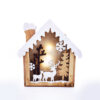 WOODEN HOUSE 8 MINI LED ΛΑΜΠ. ΜΠΑΤ. (2xAAA), WW,IP20, 28.5X4.5X30.5CM ACA – X06811218