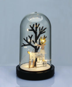 WOODEN DEER WITH PLASTIC COVER(TREE) 8MINI LED ΔΙΑΚ ΘΕΡΜ ΛΑΜΠ ΜΠΑΤ 2ΧΑΑΑ(ΣΥΜΠΕΡΙΛΑΜΒ) ΔΙΑΜ:11*19cm ACA – X06811263