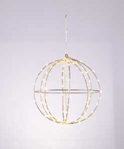 D20CM SILVER BALL 96 ΜΙΝΙ LED ΛΑΜ, WW, ΑΣΗΜΙ ΚΑΛΩΔ. ΧΑΛΚΟΥ,ΑΝΤΑΠΤ.(4.5VDC),IP44, 3M ΔΙΑΦ. ΚΑΛ. ACA – X069614226