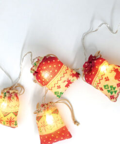 WOOVEN BAGS, 10 LED ΛΑΜΠ. ΣΕΙΡΑ WW ΜΠΑΤ. (2XAA)  IP20 135+15CM ΔΙΑΦ ΚΑΛ ΤΡΟΦ. ACA – X07101148
