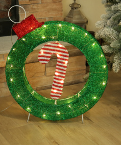 “CHRISTMAS DECOR”, 30 LED, IP44, 49x8x63Hcm,3 M+5M ΚΑΛ. ΤΡΟΦ. ΜΕ ΑΝΤΑΠΤ. ACA – X07301267