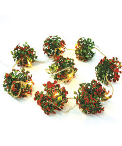 XMAS GARLAND, 8 LED ΛΑΜΠ. ΣΕΙΡΑ ΜΠΑΤ. (2xAA), WW,IP20, 140+100cm, ΔΙΑΦ ΚΑΛ ΤΡΟΦ. ACA – X0781125