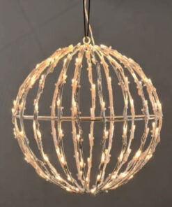 3D BALL ΣΧΕΔΙΟ 100 LED ΛΑΜΠ. ΣΕΙΡΑ, ΘΕΡΜΟ ΛΕΥΚ, ΑΝΤΑΠΤ.(4.5VDC), IP44,20x20x21cm,ΛΕΥΚΟ ΚΑΛ,5m ACA – X081001413