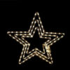 3 STARS 108 LED ΣΧΕΔΙΟ 4.5m ΜΟΝΟΚΑΝΑΛ ΦΩΤΟΣΩΛ ΘΕΡΜΟ ΛΕΥΚΟ ΜΗΧΑΝΙΣΜΟ FLASH IP44 56cm 1.5m ΚΑΛΩΔ ACA – X081081231