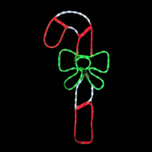 CANDY CANE 120 LED  ΜΟΤΙΦ 5m ΜΟΝΟΚ. ΦΩΤΟΣ. ΠΟΛΥΧΡ. ΣΤΑΘΕΡΟ IP65  45*90cm 1.5m ΚΑΛ. ACA – X081203528