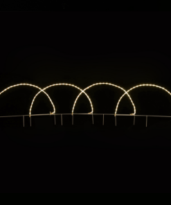 4 ARCH 124 LED 5,2m ΜΟΝΟΚ. ΦΩΤ. ΘΕΡΜΟ ΛΕΥΚΟ FLASH IP44, 86*57cm 3m ΚΑΛ. ACA – X081241221
