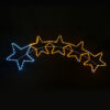 5 STARS 144 LED 6m ΜΟΝΟΚ. ΦΩΤ ΛΕΥΚΟ & ΚΙΤΡΙΝΟ FLASH IP65 150*50cm 1.5m ΚΑΛ. ACA – X081442920