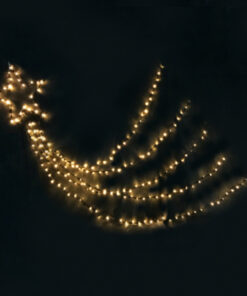 SHOOTING STAR, 5 ROWS, 150 WW LED 8 ΛΕΙΤΟΥΡΓ., ΑΝΤΑΠ. (4.5VDC) IP44  30cm (1m ΟΥΡΑ), 5m. ΚΑΛ. ΤΡ ACA – X081501225