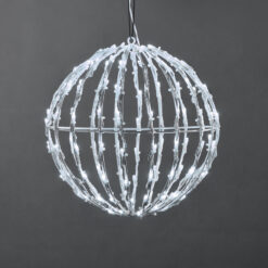 3D BALL ΣΧΕΔΙΟ 150 LED ΛΑΜΠ.ΣΕΙΡΑ, ΨΥΧΡΟ ΛΕΥΚΟ, ΑΝΤΑΠΤ.Α (4.5VDC), IP44, 30x30x31cm, ΛΕΥΚΟ ΚΑΛ., ACA – X081502413