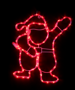 “SANTA” 72 LED ΣΧΕΔΙΟ 3m ΜΟΝΟΚΑΝΑΛ ΦΩΤΟΣΩΛ RED IP44 41x46cm 1.5m ΚΑΛΩΔ ACA – X0818418