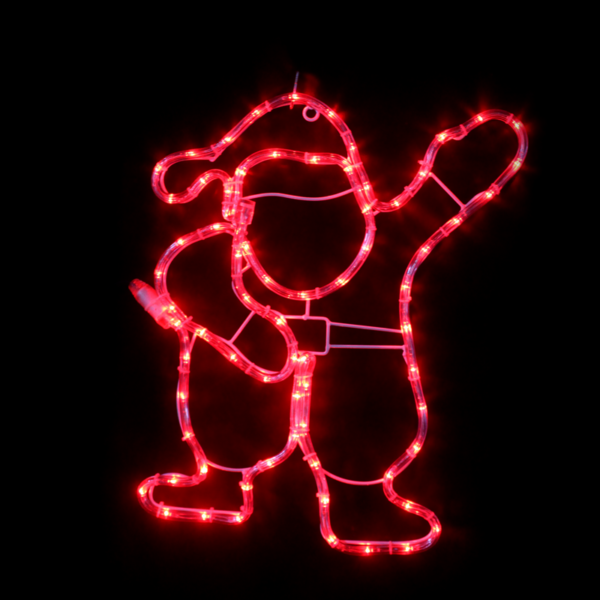 "SANTA" 72 LED ΣΧΕΔΙΟ 3m ΜΟΝΟΚΑΝΑΛ ΦΩΤΟΣΩΛ RED IP44 41x46cm 1.5m ΚΑΛΩΔ ACA - X0818418