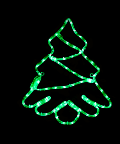 “TREE” 72 LED ΣΧΕΔΙΟ 3m ΜΟΝΟΚΑΝΑΛ ΦΩΤΟΣΩΛ GREEN IP44 44x51cm 1.5m ΚΑΛΩΔ ACA – X0818519
