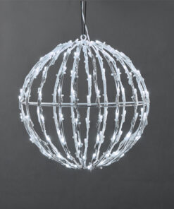 3D BALL ΣΧΕΔΙΟ 200 LED ΛΑΜΠAKIA ΣΕΙΡΑ, ΨΥΧΡΟ ΛΕΥΚΟ, ΑΝΤΑΠΤ. (4.5VDC), IP44, 40x40x41cm, ΛΕΥΚΟ ΚΑΛ., ACA – X082002413