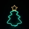 CHRISTMAS TREE 200 NEON LED 2m NEON DOUBLE SMD ΦΩΤ., WW + ΠΡΑΣΙΝΟ ΣΤΑΘ., IP44, 38.5X54CM, 1.5m Κ ACA – X082003419