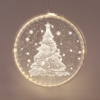 “3D ACRYLIC CHRISTMAS TREE”, 24 WW LED ΣΤΑΘ. IP20  21X21.6CM, USB ΚΑΛ. ΤΡΟΦΟΔ.  ACA – X08241259