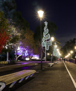 ΦΩΤΙΖΟΜΕΝΟ ΧΡΙΣΤΟΥΓΕΝΝΙΑΤΙΚΟ ΔΕΝΤΡΟ ,270&200LED ΕΠΙΣT ΣΧΕΔ 7.5mΜΟΝΟΚ ΦΩΤ+ΛΑΜ ΣΕΙΡ,CW+ΠΡΑΣ ΣΤΑΘ,IP65,750x200CM,1.5m ΤΡ ACA – X082702219N