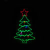 CHRISTMAS TREE 288 LED 8m ΜΟΝΟΚ. ΦΩΤ., ΠΟΛΥΧΡ. FLASH., IP44, 70X114CM, 1.5m ΚΑΛ. ACA – X082883429