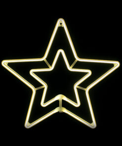 DOUBLE STARS 300 NEON LED 3m NEON DOUBLE SMD ΦΩΤ., CW ΣΤΑΘ., IP44, 55CM, 1.5m ΚΑΛ. ACA – X083002415