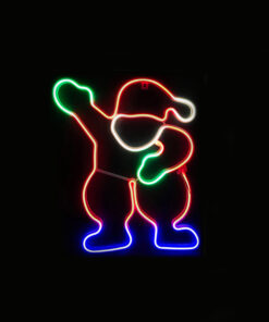 SANTA 300 NEON LED 3m NEON DOUBLE SMD ΦΩΤ., ΠΟΛΥΧΡ. ΣΤΑΘ., IP44, 39X54CM, 1.5m ΚΑΛ. ACA – X083003418