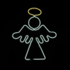 ANGEL 350 DOUBLE NEON LED  ΦΩΤ. 3m ΘΕΡΜΟ & ΨΥΧΡΟ ΣΤΑΘΕΡΟ IP65 133*30cm 1.5m ΚΑΛ. ACA – X083501123