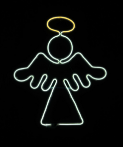ANGEL 350 DOUBLE NEON LED  ΦΩΤ. 3m ΘΕΡΜΟ & ΨΥΧΡΟ ΣΤΑΘΕΡΟ IP65 133*30cm 1.5m ΚΑΛ. ACA – X083501123