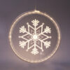 3D ACRYLIC SNOWFLAKE, 36 WW LED ΣΤΑΘ. IP20  21X21.6CM, USB ΚΑΛ. ΤΡΟΦΟΔ. ACA – X083612510