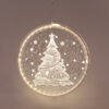 3D ACRYLIC CHRISTMAS TREE, 36 WW LED ΣΤΑΘ. IP20  21X21.6CM, USB ΚΑΛ. ΤΡΟΦΟΔ. ACA – X08361259