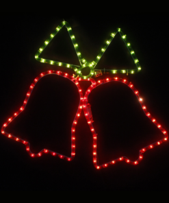 “DOUBLE BELLS” 108 ΛΑΜΠΑΚ ΣΧΕΔΙΟ 3m ΜΟΝΟΚΑΝΑΛ ΦΩΤΟΣΩΛ GREEN-RED ΜΗΧΑΝΙΣΜΟ FLASH IP44 55x55cm 1.5m ACA – X083633112