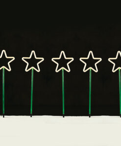 5 GARDEN STARS, 400 WW LED 8 ΛΕΙΤΟΥΡΓ., ΑΝΤΑΠ. (31VDC) IP44  400X66CM (1m ΑΠΟΣΤ.), 5m. ΚΑΛ. ΤΡΟΦ ACA – X084001125