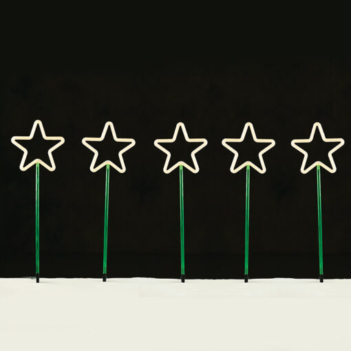 5 GARDEN STARS, 400 WW LED 8 ΛΕΙΤΟΥΡΓ., ΑΝΤΑΠ. (31VDC) IP44 400X66CM (1m ΑΠΟΣΤ.), 5m. ΚΑΛ. ΤΡΟΦ ACA – X084001125