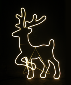 “STANDING REINDEER” 500LED ΣΧΕΔΙΟ 5m ΦΩΤΟΣΩΛ ΝΕΟΝ ΘΕΡΜΟ ΛΕΥΚΟ IP44 54x82cm 1.5m ΚΑΛΩΔ ACA – X085001414