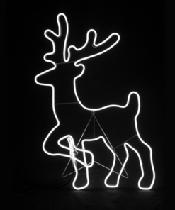 “STANDING REINDEER” 500LED ΣΧΕΔΙΟ 5m ΦΩΤΟΣΩΛ ΝΕΟΝ ΨΥΧΡΟ ΛΕΥΚΟ IP44 54x82cm 1.5m ΚΑΛΩΔ ACA – X085002414